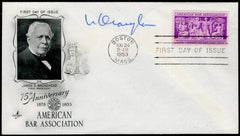 US 1953 #1022 FDC Signed by William O. Douglas, Supreme Court Justice