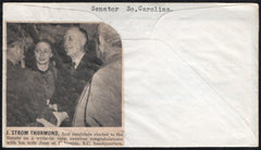 US (1954) #1063 Cover Signed by J. Strom Thurmond, US Senator 1954-2003, + Gov.