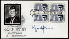 US 1964 #1246 FDC Signed by Lyndon B. Johnson as President