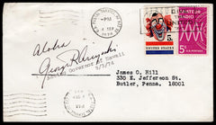 US 1974 # 1260 + 1309 Cover Signed George Ariyoshi, Governor of Hawaii