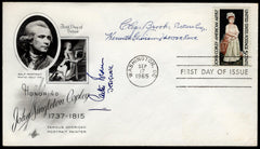 1965 #1273 John S. Copley FDC Signed by Designers & Engravers of Stamp