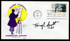 US 1966 #1322 Mary Cassatt FDC Signed by Hugh Scott, US Senator from PA