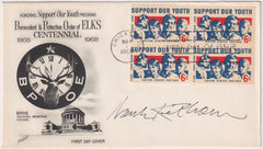 US 1342 FDC Signed by Hank Ketcham, cartoonist for Dennis the Menace