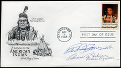 US 1968 #1364 Chief Joseph FDC Signed by The Designers and Engravers for The Issue
