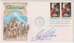 US 1414 FDC Signed by George Beverly Shea, Gospel Singer