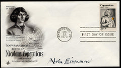 US 1973 #1488 Nicolaus Copernicus FDC Signed by The Designer of The Issue, Alvin Eisenman