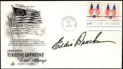 US 1973 #1509 FDC Signed by Eddie Bracken, Entertainer