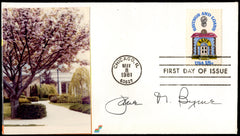 1971 #1911 FDC Signed by Jane Bryne, 1st Woman Mayor of Chicago, 1979-1983