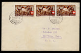 Switzerland 1939 #B95 FDC Sent to USA