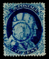 US 21 Used F-VF Nicely Centered, Pos 15L4, Doporto Cert.