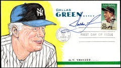 US 1989 #2417 FDC with Hand Painted Cachet Signed by Dallas Green
