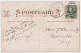 US 352 Washington / Franklins Used VF - XF PFC Single on PPC Dec 31 1911 cv single as 85 325.00 on cover 350.00