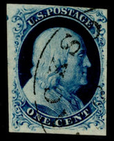 US 8A Used F-VF Pos. 84L4, Lovely, Doporto Certificate