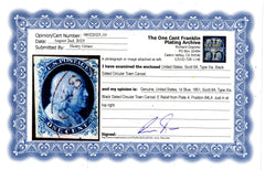 US 8A Used F-VF Pos. 84L4, Lovely, Doporto Certificate