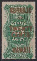 US Possessions - Hawaii #R8 Mint\Hinged