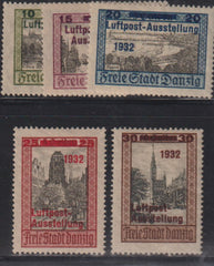 Danzig, Memel, and Plebescites - Danzig #C31-5 Mint\LH