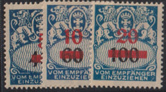 Danzig, Memel, and Plebescites - Danzig #J40-2 Mint\LH