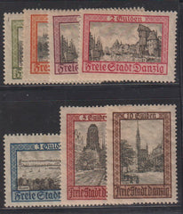 Danzig, Memel, and Plebescites - Danzig #193-9 Mint\LH