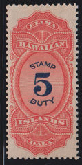 US Possessions - Hawaii #R15 Mint\NH VF - XF
