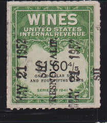 US Revenues #RE196a Used VF