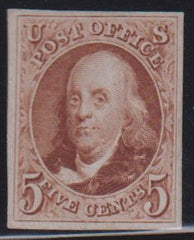 US Classics #3 Mint\NH VF - XF