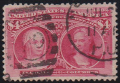 US Early Commemoratives #244 Used F - VF