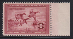US Federal Duck Stamps #RW2 Mint\NH XF - SUP
