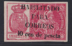 Spain - Spanish Guinea #8D Hinged VF - XF