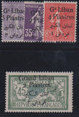 French Colonies and French Area - Lebanon #30//34 Mint\Hinged/LH F - VF