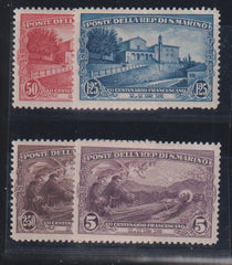 Italy and Italian Area - Sanmarino #111-14 Mint\Hinged F - VF