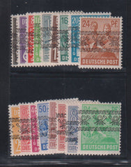 Germany #600-616,614A Mint\NH F - VF