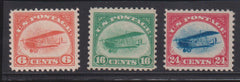 US Airmails #C1-3 Mint\NH F - VF