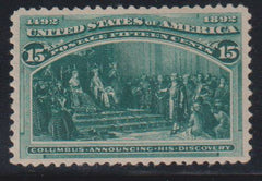 US Early Commemoratives #238 Mint\Hinged XF - SUP