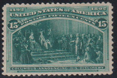 US Early Commemoratives #238 Mint\Hinged XF - SUP