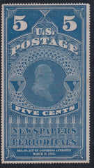 US Newspaper Stamps #PR5 Used F - VF
