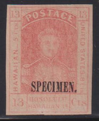 US Possessions - Hawaii #11S Mint\Hinged VF - XF