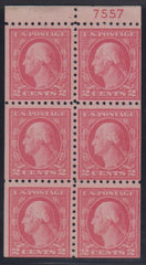US Washington - Franklin #374a Hinged AVE - F