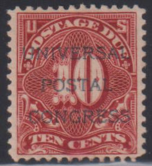 US Postage Dues #J42S Mint\Hinged F - VF