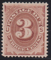 US Postage Dues #J3 Mint\LH F - VF