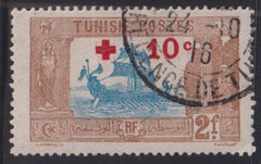 French Colonies and French Area - Tunisia #B10 Used F - VF