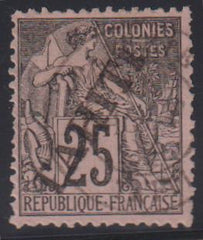 French Colonies and French Area - Tahiti #13 Used F - VF