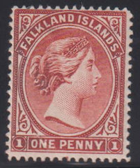 British Area A- M - Falkland Islands #1 Mint\LH F