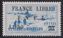 British Area N- Z - St Pierre and Miquelon #242 LH F - VF