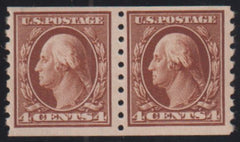 US Washington - Franklin #395 Mint\Hinged F - VF