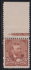 US Bureau and Regular Issues #255 Mint\NH Just F