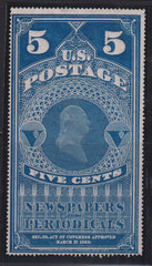 US Newspaper Stamps #PR5 Mint