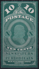 US Newspaper Stamps #PR6 Mint