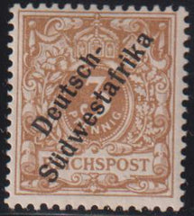 German Colonies - German SW Africa #7b Hinged