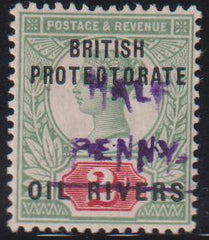 British Area N- Z - Niger Coast #14 (SG29) Mint\NH XF