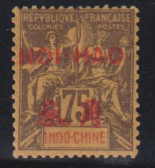 French Colonies and French Area - Offices in China Hoi Had #12 Mint\LH